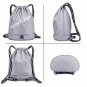 Drawstring Backpack Waterproof Sackbag Gym Vacation Bulk Sports Yoga Bag