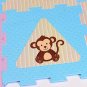 Animals and Shaps Rubber EVA Foam Puzzle Play mat Floor. 9 Interlocking playmat