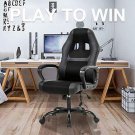 Ergonomic Gaming Chair Massage Office Desk Chair Rolling Swivel Computer, Black