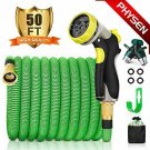 PHYSEN Garden Hose 50Ft Expandable Water Hose-Superior Triple Layer Latex Core&L