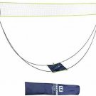 YUNQI Portable Badminton Net Set with Stand Carry Bag, Foldable Tennis Volleybal