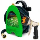 Rolio Expandable Garden Hose with Metal Nozzle - 75 FT Garden Hose with 9 Functi