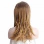 Stfantasy Long Layered Brown Ombre Blonde Wigs Fashion Synthetic Hair Highlight