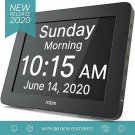 Robin, 2020 Version, Digital Day Clock 2.0 with Custom Alarms and Calendar Remin