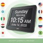 Robin, 2020 Version, Digital Day Clock 2.0 with Custom Alarms and Calendar Remin