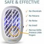 Shoo Master Indoor Plug-in Bug Zapper - Mosquito Zapper/Fly Zapper with UV Light