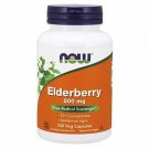NOW Supplements, Elderberry (Sambucus nigra)500 mg, 10:1 Concentrate, 120 Veg Ca