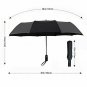 Umbrella,JUKSTG 12 Ribs Auto Open/Close Windproof Umbrellas, Waterproof Travel U