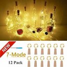 Wine Bottle Fairy Lights with Cork,7 Lighting Modes Battery Operated LED Cork Sh