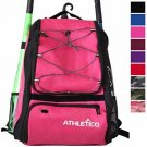 Athletico Baseball Bat Bag - Backpack for Baseball, T-Ball & Softball Equipment
