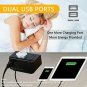 &atilde;��Upgraded&atilde;�� Digital Alarm Clock, with FM Radio, Dual USB Charging Ports, Temperat