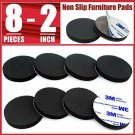 Non Slip Furniture Pads 8 pcs 2” Furniture Grippers for Hardwood Floors Round Se