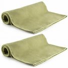 MEGALOVEMART Suede Microfiber Gym Sport Towel, 2 Pack
