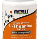 Now Foods, L-Theanine 200 Mg, Veg-Capsules, 60-Count (Pack of 2)