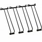 RedDreamer 14-Inch Black Wine Glass Rack, Under Cabinet Wine Glass Holder Stainl