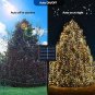 Solar String Lights BrizLabs 72ft 200 LED 8 Modes Solar Powered Fairy Lights Wat