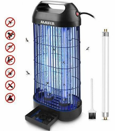 AMUFER Bug Zapper Electric Mosquito Killer/Zapper, Fly Trap Indoor Powerful Inse