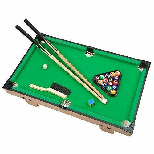 Portzon Mini Pool Table, Premium Tabletop Billiards Mini Snooker Game Set - Ball