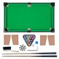 Portzon Mini Pool Table, Premium Tabletop Billiards Mini Snooker Game Set - Ball