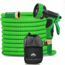 RoyalHouse 25FT Green Expandable Garden Hose Water Hose with 9-Function High-Pre