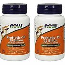 Now Foods Probiotic-10 25 Billion, 50 Vcaps (100)