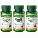 Nature's Bounty Garlic 2000mg, Tablets 120 ea (Pack of 3)