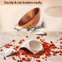 Aidea Wood Dinnerware Set 12pcs Acacia wood Tableware Set, Service for 4