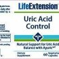 life extension Uric Acid Control 60 Vegetarian Capsules (3)
