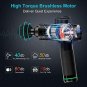 Muscle Massage Gun, Deep Tissue Percussion 30 Speed Massage Gun, Super Quiet Bru