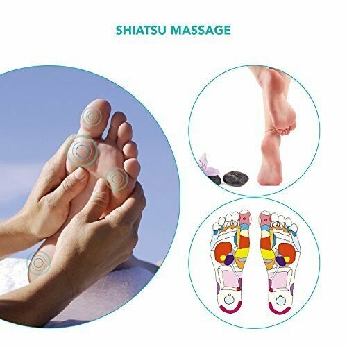 Naipo Foot Massager With Heat Shiatsu Feet Massage Machine Deep Kneading Therapy