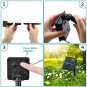 BOLWEO 2 Pack Solar Powered String Lights,Solar Fairy Lights,16.4Ft 50LEDS,Water