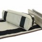 ZORMY Large Tool Roll Organizer, Roll Up Pouch Bag Zipper Wrench Tool Roll Up Ba