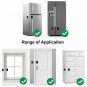 Fridge Lock Refrigerator Lock, Topwey 2 Pack Cabinet Locks Child Safety Latches