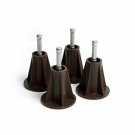 Mantua Stem Glides and Inserts, Set of 4, Replaces Bed Frame Feet or Wheels and