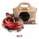 FITT Flow Expandable 60 ft Patio Garden Hose Made in Italy, 6 Layers Lightweight