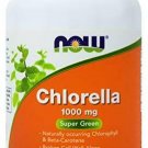 Now Chlorella Tablets,1000mg, 200 Tabs - Premium, Non-GMO Microalgae - Green Sup