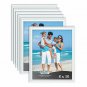 Icona Bay 8x10 Picture Frames (White, 6 Pack), Beautifully Detailed Molding, Pic