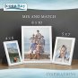 Icona Bay 8x10 Picture Frames (White, 6 Pack), Beautifully Detailed Molding, Pic