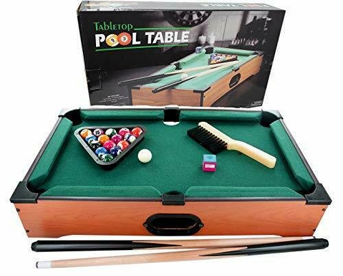 aaco Mini Pool Table Billiard Game Tabletop - Small Size 20.5 inch.