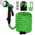 Agichose 50FT Garden Hose Reel Wall Mount Expandable 3 Times TPE Super-Strength