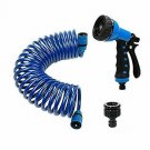 OUTFANDIA Garden-Water-Hose-Recoil,50 Feet EVA Curly Water Hose,Watering Hose Co