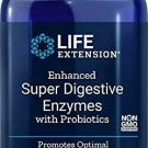 Life Extension Enhanced Super Digestive Enzymes with Probiotics, 60 Vegetarian C