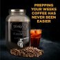 1 Gallon Cold Brew Coffee Maker Includes 2lbs of Birch Glen Roasters Cold Brew C