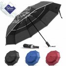 BANANA Windproof Folding Rain Umbrella - Compact Durable Portable Travel Size Un