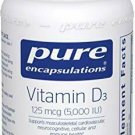 Pure Encapsulations - Vitamin D3 125 mcg (5,000 IU) - Hypoallergenic Support for