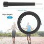QKURT Jump Rope, Adjustable PVC Skipping Rope with Tangle-Free Ideal for Aerobic