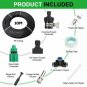 Misting Cooling System 32.8ft (10M) 4/7'' Tubing with 12 Misting Nozzle Outdoor
