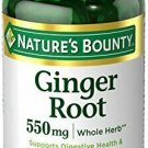 Nature's Bounty Ginger Root Pills and Herbal Health Supplement, Supports Digesti