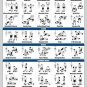 QuickFit 10 Pack - Exercise Workout Poster Set - Suspension Volume 1 & 2, Dumbbe