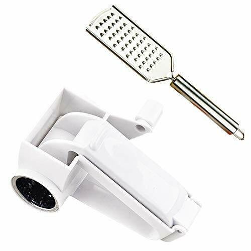2pcs Rotary Cheese Graters and Cheese Grater Handheld Shredder for Kitchen with